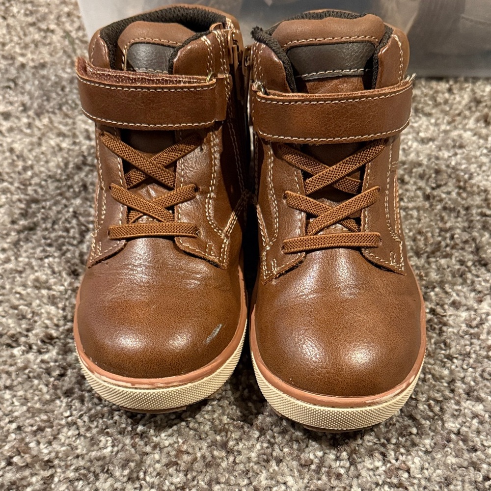 Jumping Beans Brown Kids Boots